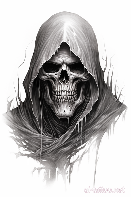 AI Grim Reaper Tattoo Ideas 8